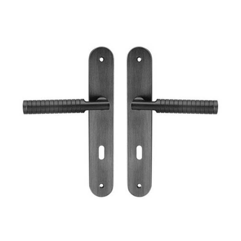 Ensemble de porte Eden 195mm trou cle zamak