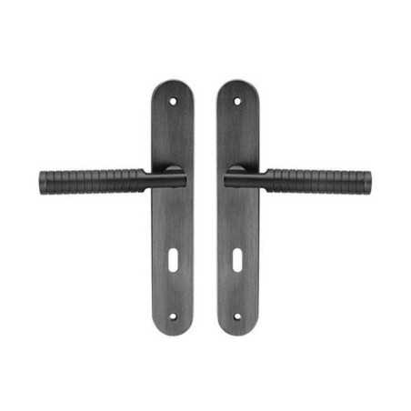 Ensemble de porte Eden 195mm trou cle zamak