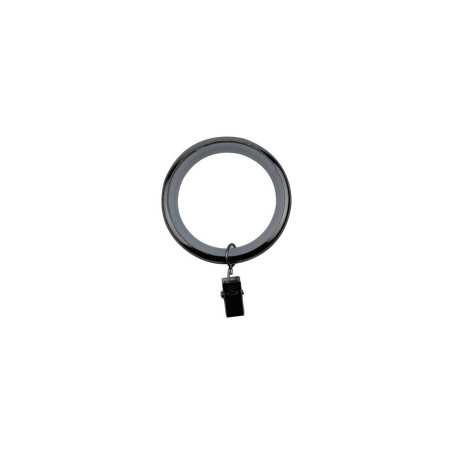 Anneau d20 métal clip silencieux nickel mat x10