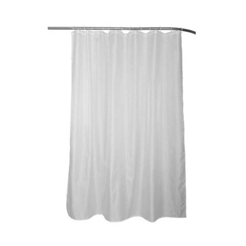 Rideau de douche happy 180x200cm textile blanc -  - meilleure qualité