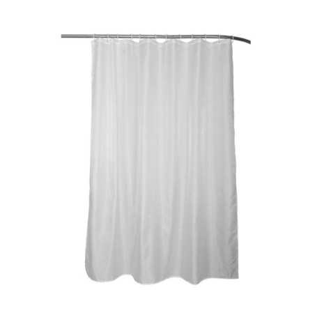 Rideau de douche happy 180x200cm textile blanc -  - meilleure qualité