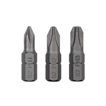 Embout assortis ph 25mmx3