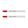 Lame scie sauteuse métal 1.5-10mm coupe droite lot 2