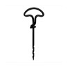 Vrille Forgée anneau roulé bois diam.4 mm denuziere