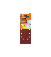 Lot de 5 patins abrasifs115 X 280 mm Grains 40