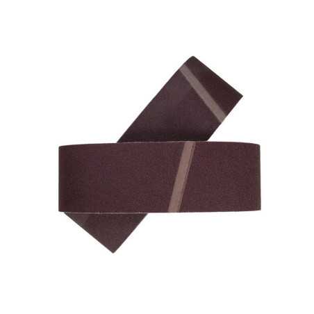 Lot de 3 bandes abrasives 75 x 533 mm grains assortis