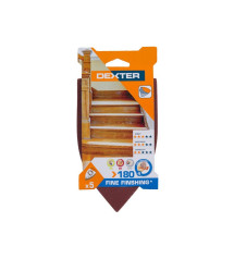 Lot de 5 patins abrasifs105 X 175 mm Grains 180