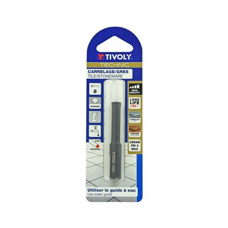 Foret diamant pour carrelage en grès diam. 8 mm