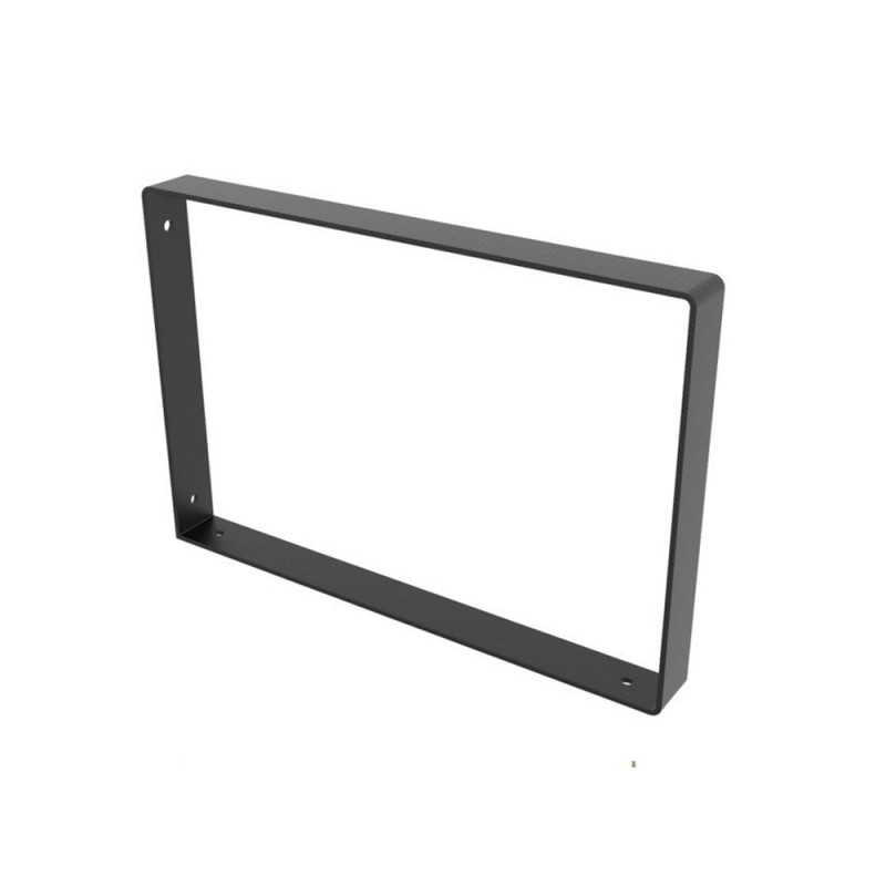 Equerre Style industriel acier mat noir Hauteur 31.1 x profondeur 21 cm
