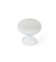 Lot de 4 boutons de meuble rond Zamak peint H.24 X L.25 X p.25 mm