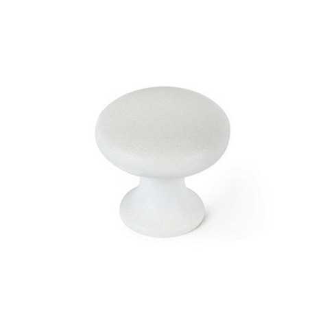 Lot de 4 boutons de meuble rond Zamak peint H.24 X L.25 X p.25 mm