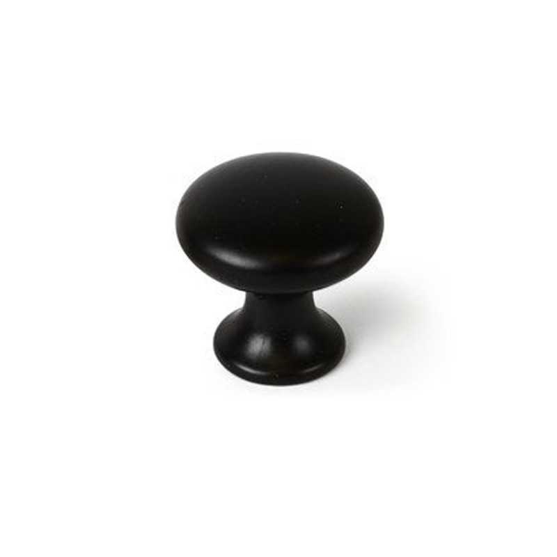 Lot de 4 boutons de meuble rond Zamak peint H.24 X L.25 X p.25 mm