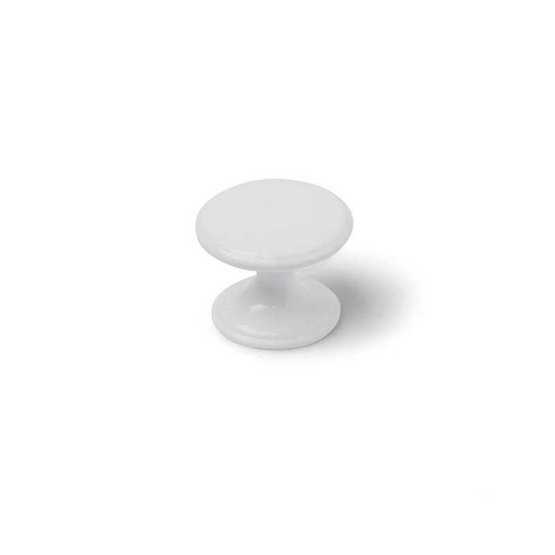 Lot de 4 boutons de meuble rond Zamak peint H.27 X L.33 X p.33 mm