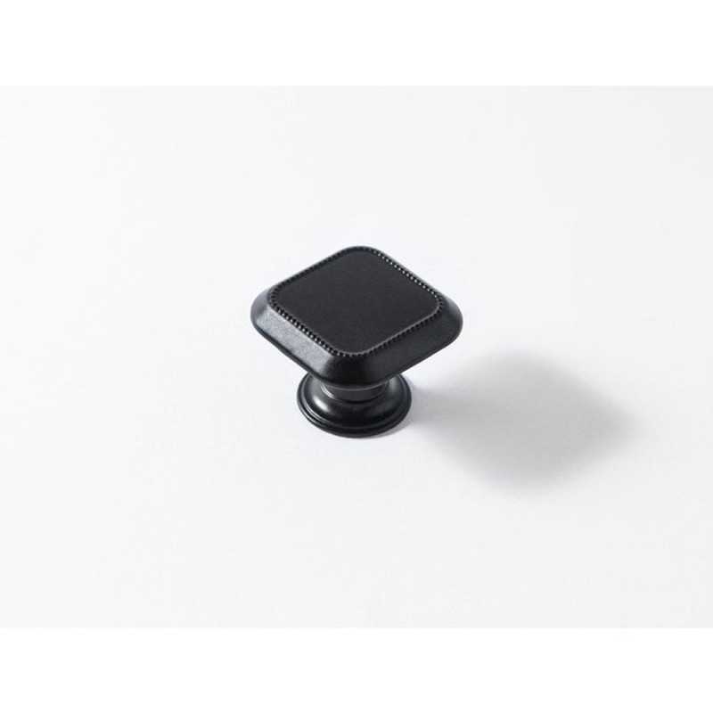 Lot de 4 boutons de meuble carré Zamak peint H.22 X L.30 X p.30 mm