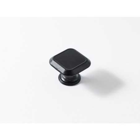 Lot de 4 boutons de meuble carré Zamak peint H.22 X L.30 X p.30 mm