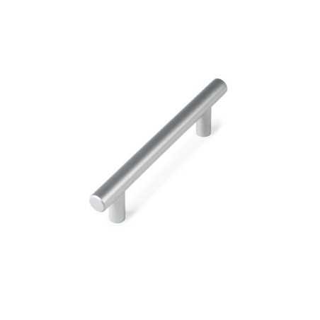 Lot de 4 poignées de meuble entraxe 96 mm Inox brut