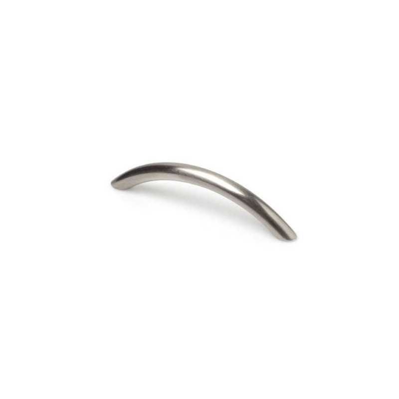 Lot de 4 poignées de meuble entraxe 96 mm Zamak brossé