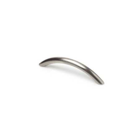 Lot de 4 poignées de meuble entraxe 96 mm Zamak brossé