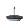 Lot de 4 patins gliss alveole clou marron 25mm
