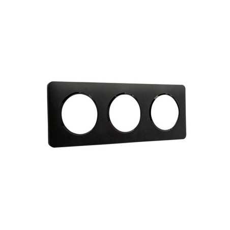 Plaque triple Lumia black