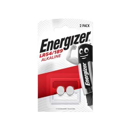 Lot de 2 minipiles bouton Lr54 - d189A - V10Ga 1.5 V energizer