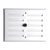 Grille d'aération aluminium laqué