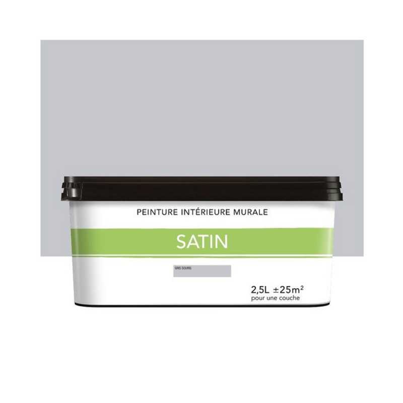 Peinture satiné pour mur intérieur