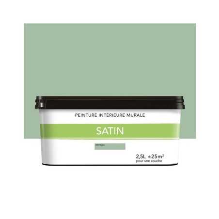 Peinture satiné pour mur intérieur