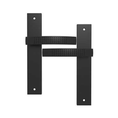 2 poignées de porte sans troualuminium entraxe 195 mm