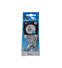 Lot de 45 écrous inox 4 mm