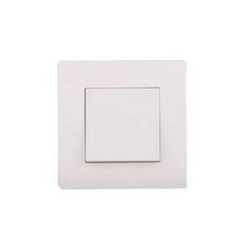 Interrupteur va-et-vient complet basic blanc
