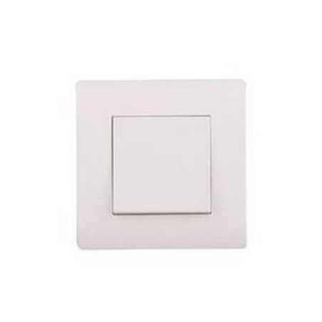 Interrupteur va-et-vient complet basic blanc