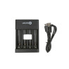 Chargeur rapide usb 1 ou 4 piles aa - aaa