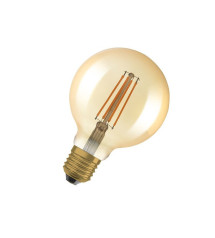 Led globe 95 e27 àfilament ambre 60 w chaud OSRAM