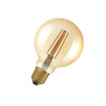 Led globe 95 e27 àfilament ambre 60 w chaud OSRAM