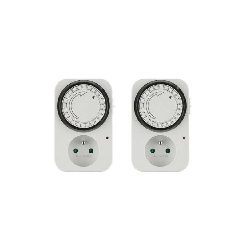 Lot de 2 programmateurs jour mécanique