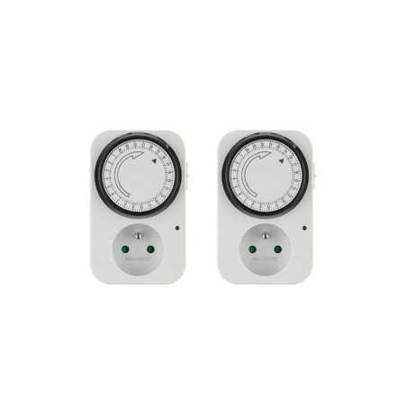 Lot de 2 programmateurs jour mécanique