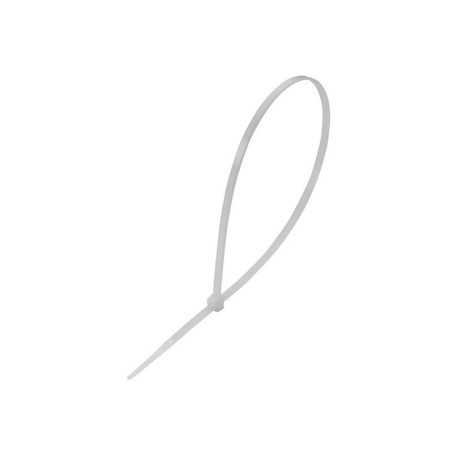 Lot de 100 colliers diam. 3 à90 x L.350 mm blanc
