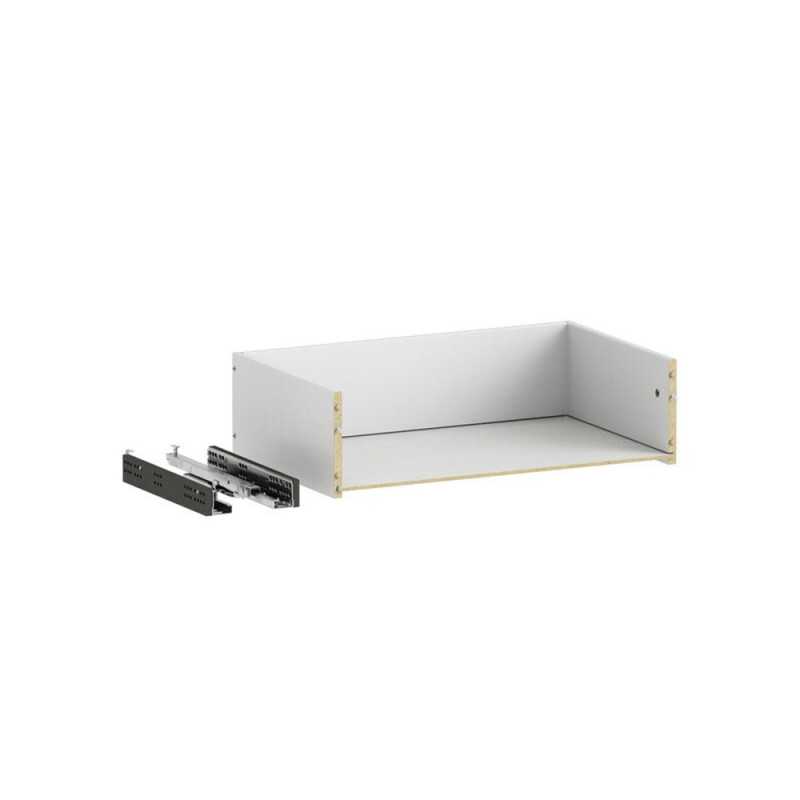 Structure de tiroir pour caissonevom blanc H.15 xl.53.4 xp32 cm