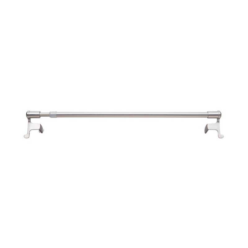Kit de tringle diam. 7/9 mm Gris brillant 30/50 cm métal -  - meilleure qualité