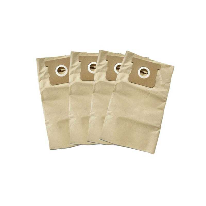 Lot de 4 sacs filtre papier pRACTYL