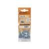 Lot de 30 boulons tête cylindrique acier Zingué L.8 X diam.2.5 mm