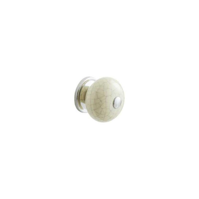 Bouton Gabi porcelaine fissurée