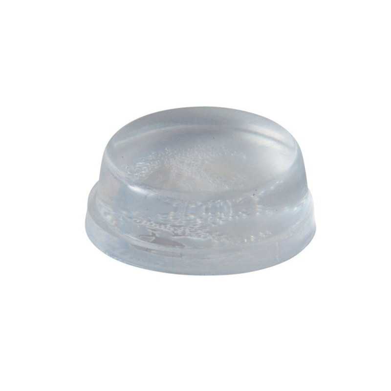 Lot 20 domes antigliss+adhésif.transparent 13mm