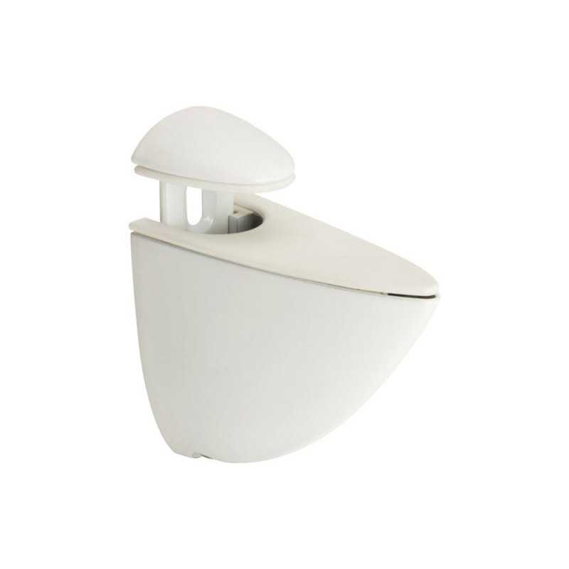 Lot de 2 clips pour table en bois 3-22MM blanc