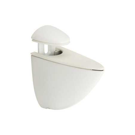 Lot de 2 clips pour table en bois 3-22MM blanc