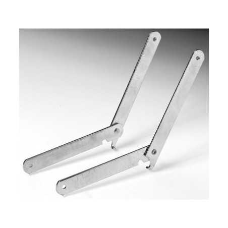 Lot de 2 compas pour tréteauL.200 mm