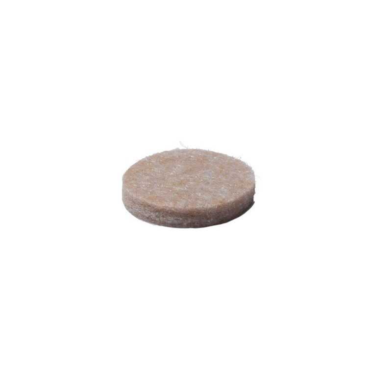 Lot de 16 patins feutre adhésifmarron 20mm