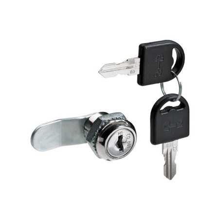 Serrure de meuble acier àencastrerde 17 a 34 mm reversible