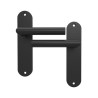 2 poignées de porte sans trouinox entraxe 165 mm